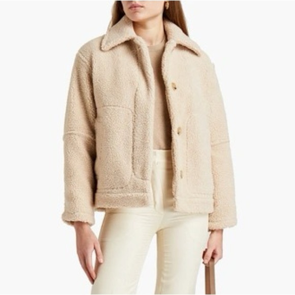 NWOT Vince Sherpa Faux Fur Jacket Size XS (retail $495) - Picture 3 of 16